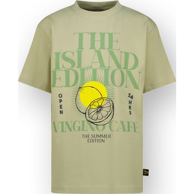 Vingino Boys Haigo T-shirt Keswick Green Size: 6 | T-shirts Outlet | Unisex | Groen