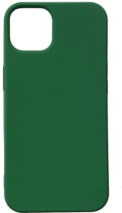 Casemania Hoesje Geschikt voor Apple iPhone 14 - Donker Groen - Extra Stevig Siliconen Back Cover
