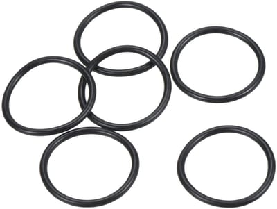 Dailygoods - PATIKIL 20 stuks nitrilrubber O-ringen 25 mm AD 21 mm ID 2 mm brede metrische afdichting voor waterkraan loodgieterswerk autoreparatie zwart