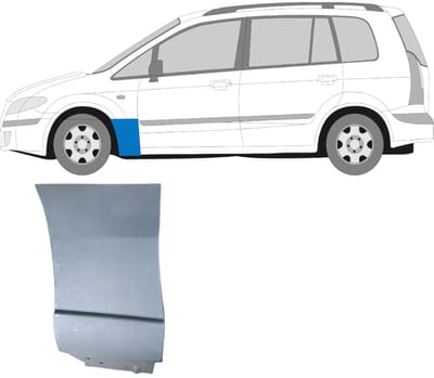 Reparatiepaneel voorspatbord voor Mazda Premacy 1999-2005 / Links