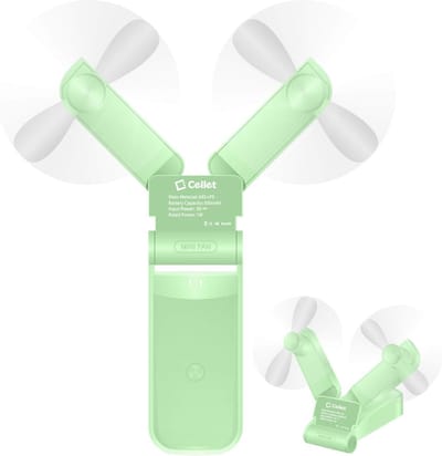 Handheld Mini Ventilatoren 2-in-1 - Draagbare USB Oplaadbare Luchtkoeler voor Thuis, Kantoor en Buitensporten - Ideaal voor Zomer en Reizen