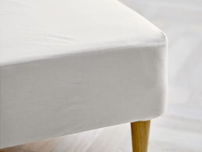 Södahl organic Calm Hoeslaken 140 x 200 x 30 cm Offwhite