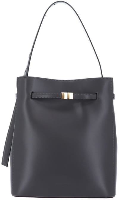 Marc O'Polo schoudertas handtas Tally Hobo Bag Castlerock grijs