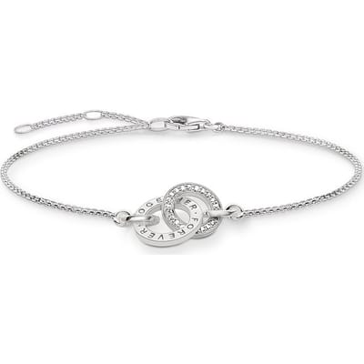Thomas Sabo Armband 925 sterling zilver Zilver Zirconia 17 Zilver 32004062