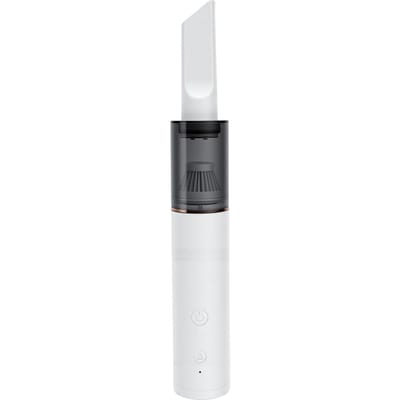 Mini Broyeur à Café Aspirateur à Main Sans Fil Rechargeable Brosse Douce Nettoyeur de Poudre de Café pour la Maison le Voyage blanc