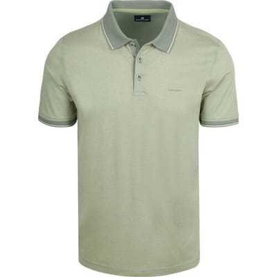 Polo Shirt Korte Mouw State Of Art Polo Effectknit Groen