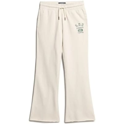 Superdry - Athletic Essentials joggingbroek met lage taille en wijde pijpen - Dames - Broeken