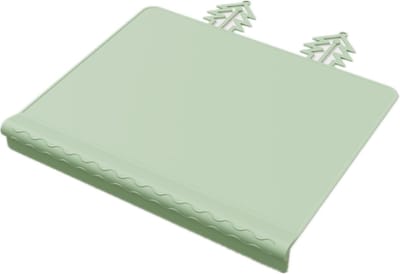 Siliconen placemat met bijtrand en lekbescherming - Vaatwasserbestendig, antislip zuignap-activiteitenmat voor baby's, peuters en kinderen - Reisklaar