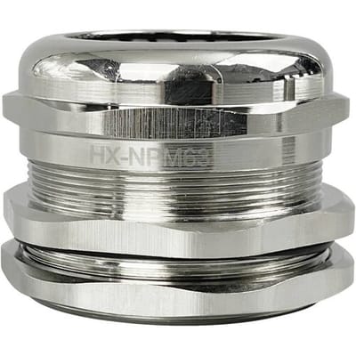 TRU COMPONENTS TC-10302860 Wartel M63 Messing (vernikkeld) Metaal 1 stuk(s)