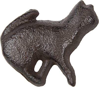 Clayre & Eef Deurknop Kat 5x3x5 cm Bruin Metaal