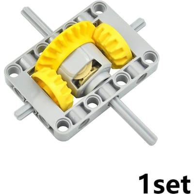 MIJN EIGEN CREATIE Tech Differentieel Bouwstenen Mechanisch Speelgoed High Tech Component Differentieel Tandwielen Montage Inclusief 6573 62821 65414