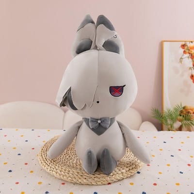 40cm Anime Arlecchino Clervie Pluche Pop Speelgoed Genshin Impact Konijn Cosplay Schattig Zacht Gevuld Kussen Verjaardagscadeau Voor Game Fans 40cm