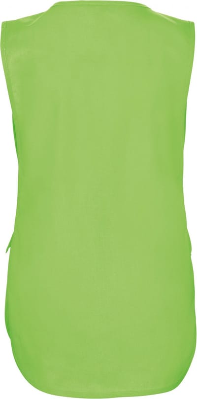 Schort/Tuniek/Werkblouse Dames S/M Kariban Lime 65% Polyester, 35% Katoen