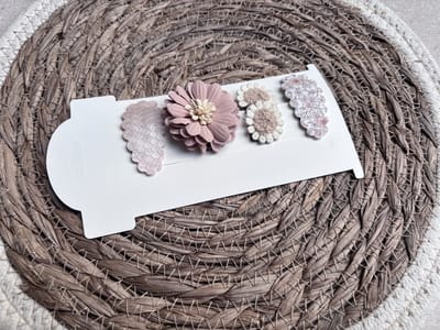 Antislip haarspeldjes Bo 4 cm - kinderknipjes - haarclipjes - Kinderhaaraccessoires - Haarspeldjes - Haarknipjes meisje - Haarspeldjes meisje - Haaraccessoires meisjes
