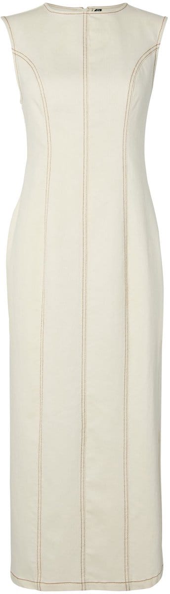 Pieces maxi-jurk PCFRANNA DENIM