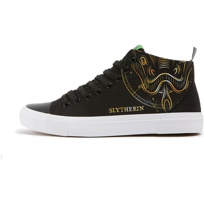 Akedo x Harry Potter Houses Slytherin High Top - Black - UK 3 / EU 35.5 / US Men's 3.5 / Women's 5