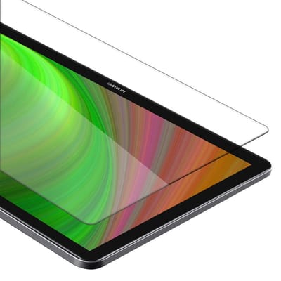 Cadorabo Screenprotector geschikt voor Huawei MediaPad M5 / M5 PRO (10.8 Zoll) in KRISTALHELDER - Gehard (Tempered) display Film beschermglas in 9H hardheid met 3D Touch