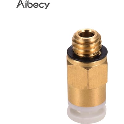 Aibecy PC4-M6 Connecteur De Raccord Pour Pousse De Tube Pneumatique Droit or