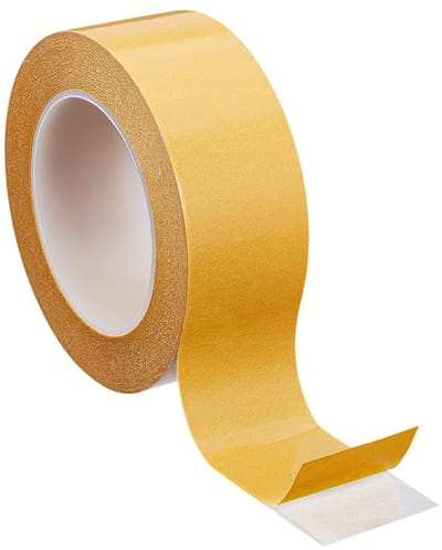 Dailygoods- Dubbelzijdige Plakband Extra Sterk - 45 mm x 50 m - Transparant - Robuuste Montagetape - Voor Fotolijsten en Tapijtreparatie - Ideaal voor Knutselen