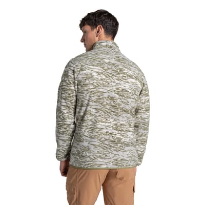 Craghoppers Heren National Trust Irt Print Fleece Top (Cardamom)