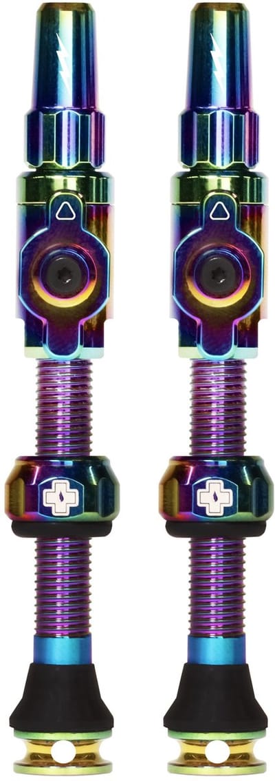 Muc-Off Big Bore Lite - Tubeless Ventiel - Presta - 45mm - Iridescent - Kernloos ontwerp - Maximale luchtstroom