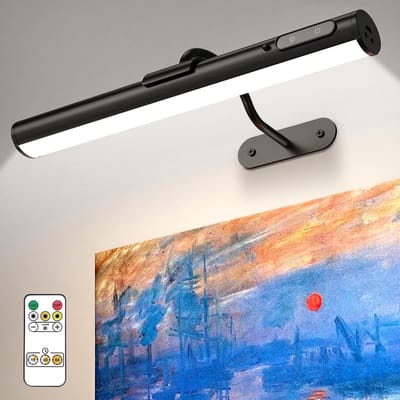 Draadloze Dimbare LED Wandlamp met Afstandsbediening – Oplaadbare Fotolamp voor Binnen