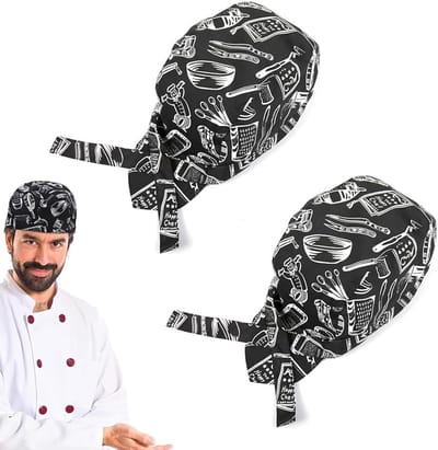 Verstelbare chefsmuts voor mannen en vrouwen, ideaal voor koken, keukenaccessoires en kookliefhebbers
