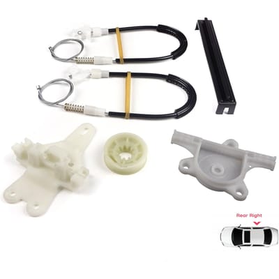 BWR5143 Kit de réparation de lève-vitre arrière droit pour Nissan Terrano MK2 R20 1992-2007 SUV Van 827008F300