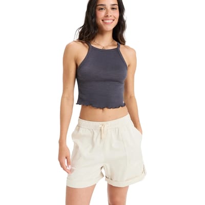 Roxy Sweetest Day Korte Sportbroek Beige XS Vrouw
