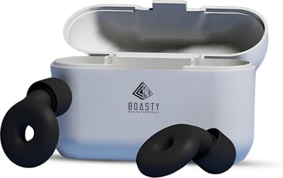 Boasty oordoppen - gehoorbescherming (18dB) in XS/S/M/L - ultra comfortabel - geschikt voor muziek, concerten, events, motorrijden en reizen - zwart-kerstcadeau