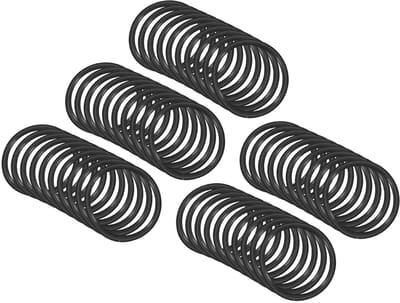 9 mm x 7 mm x 1 mm nitril rubberen afdichtingen x 50 stuks ronde afdichting voor waterkraan, loodgieterswerk, reparatie, afdichting, verbinding, zwart