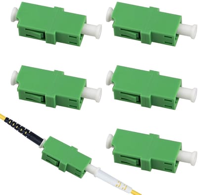 Koppelingsadapter Vezel - SC Adapter - Netwerk Verbinding - Hoge Stabiliteit - 5 x 3 x 1 cm - Wit