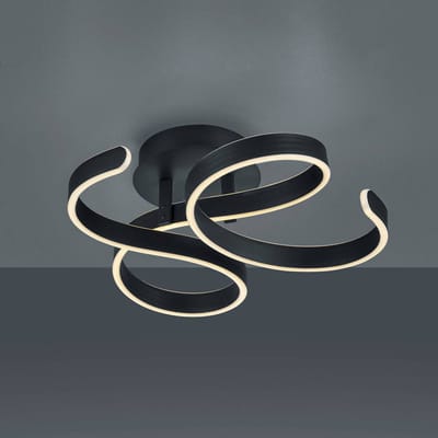 Trio Lighting LED plafondlamp Francis, antraciet