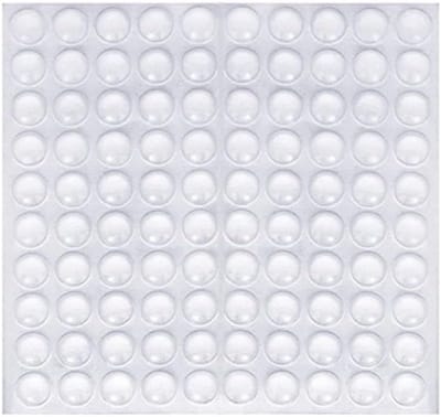 Dailygoods - 100 Stuks Rubberen Buffers - Transparante Zelfklevende Beschermbuffers voor Meubels