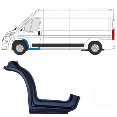 Reparatie dorpel voorste deuren voor Opel Movano 2021-2026 / Links