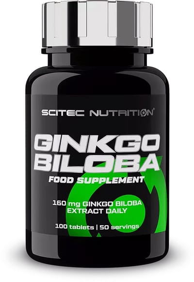 Scitec Nutrition® - Ginkgo Biloba (100 tabletten) - 50 doseringen - geheugen - concentratie - hersenfunctie - supplement
