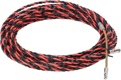Sorandy Elektrische Draadinrijger Flexibele Veerkop Kabelgeleidertrekker voor Elektriciens Draadsnijden, Telecommunicatie, Kunststof Staal (kunststof staal)