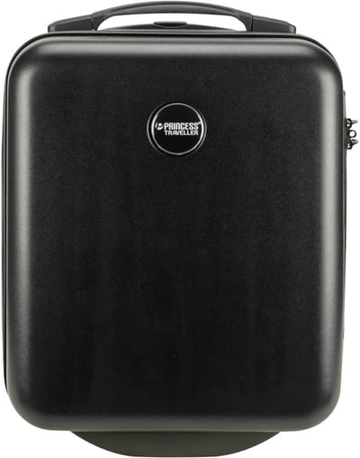 Princess Traveller PT-01 - Underseater - Handbagage koffer - 40x30x20 cm - Geschikt voor oa Transavia, TUI, Vueling & WizzAir - Pitch Black- ABS