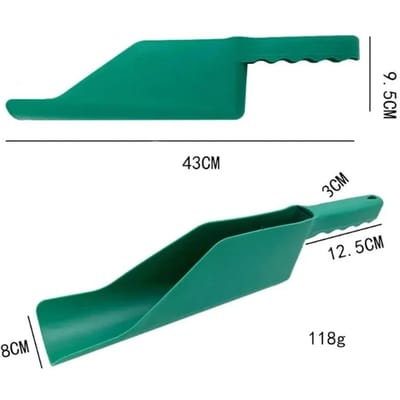 Pelle à gouttière Getter, outil de nettoyage de gouttière pour toit de jardin, maison, feuilles, outil polyvalent pour enlever la saleté et les débris blue