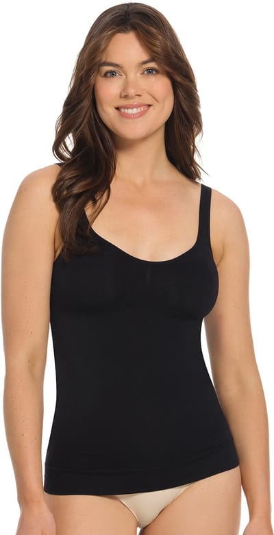 Magic sterk corrigerend hemd - Comfort Tanktop - Naadloos Shapewear onderhemd buik corrigerend - S - Zwart - Top - Singlet- Corrigerend - S- - S
