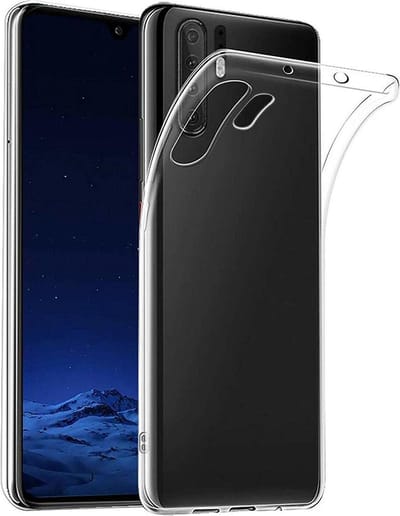 Pearlycase Transparant TPU Siliconen case hoesje Geschikt voor Huawei P30 Pro