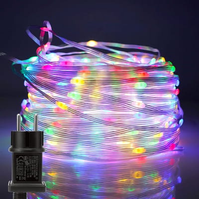 MUPOO Lichtsnoer Binnen en Buiten - 800 LED -100 meter - Met Stekker - Veelkleurig - 8 modi - Geheugenfunctie - Lichtslinger - Kerstverlichting- Fairy Lights - IP67 Waterdicht - Decoratie voor kerst - Tuinverlichting