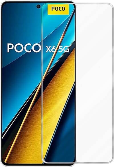 Cadorabo Screenprotector geschikt voor Xiaomi Poco X6 - Pantser film Beschermende film in KRISTALHELDER Geharde (Tempered) display beschermglas in 9H hardheid met 3D Touch