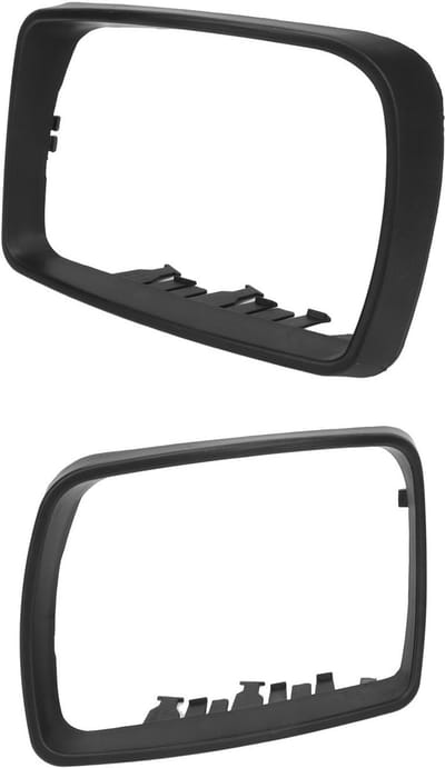 Dailygoods- Achteruitkijkspiegelframe Slagvast - Autoaccessoire - Set van 2 - Geschikt voor X5 E53 2000-2007 - Duurzaam - Eenvoudige installatie - Spiegelframe