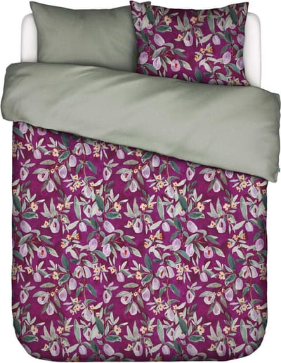 COVERS & CO Plums Perfect Dekbedovertrek Multi - Eenpersoons – 140x200/220 cm