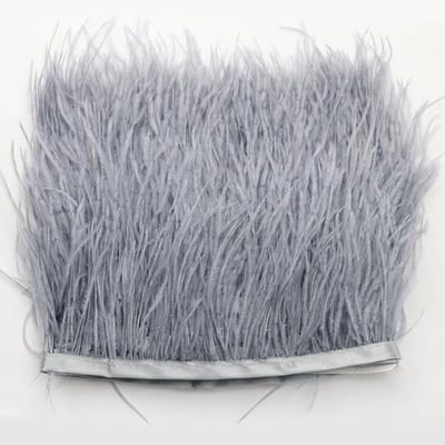 Dailygoods- Struisvogelveren 8-10 cm breed - 1 meter lang - Pluizige Veerband - Naaien/Handwerk - Doe-het-zelf Decoratie - Geschikt voor Feesten - Decoratieve Veren