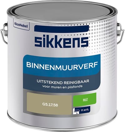 Sikkens - Binnenmuurverf Mat - G5.17.58 - Mengverf - 2,5 L