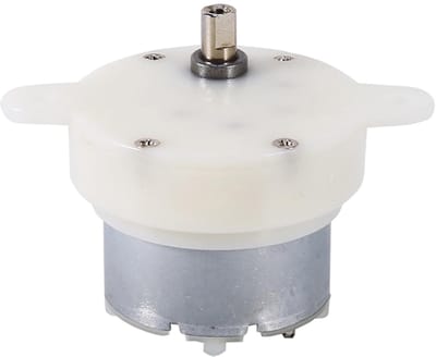 Allecto DC12V High Torque Motor - Langzame elektrische motor - Compact en stil - 3 RPM - Geschikt voor displays - 4mm asdiameter
