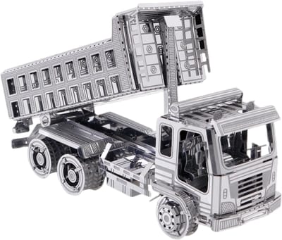 Bouwpakket Modelbouw Miniatuur Kiepauto Truck Vrachtwagen- metaal