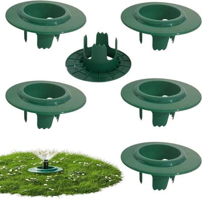 Sproeikop Bescherming - Irrigatie Afdekking - Gazon Onderhoud - Universele Pasvorm - 18 x 18 x 9 cm - Groen